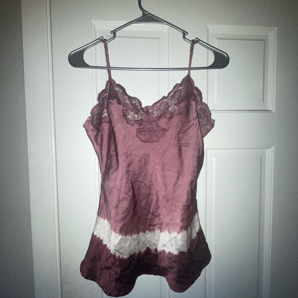 Vintage Lace Trimmed Camisole Top